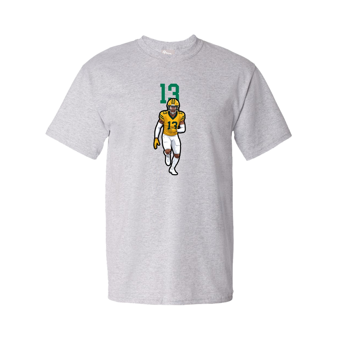 Youth Tee — Number Top in Grey