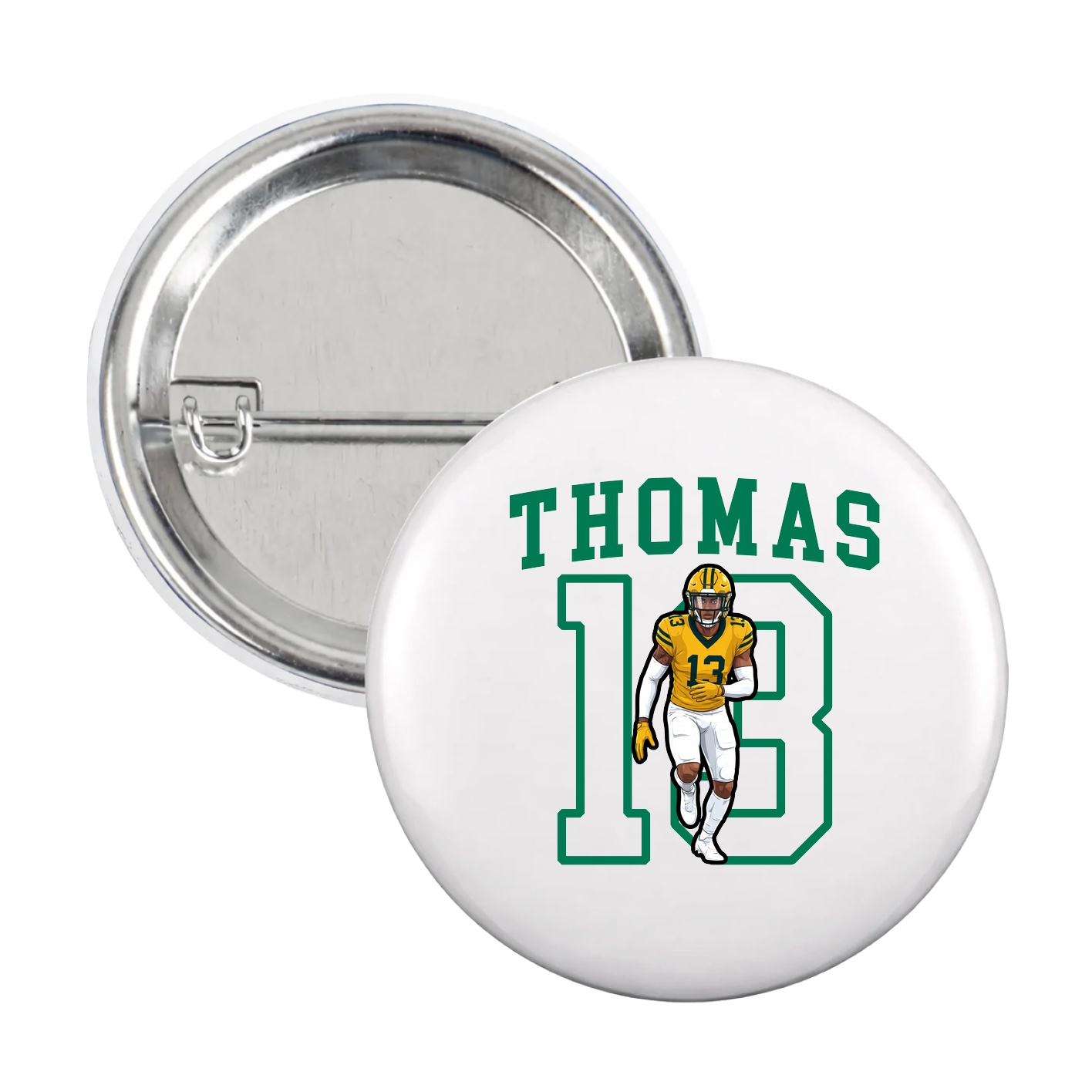 Game Day Button — Shirsey in White