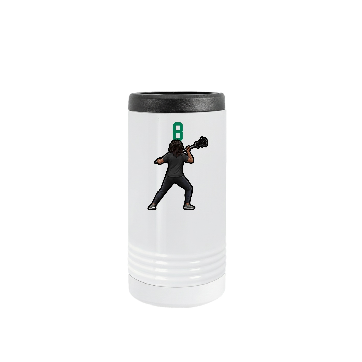 Slim Beverage Holder — Number Top in White