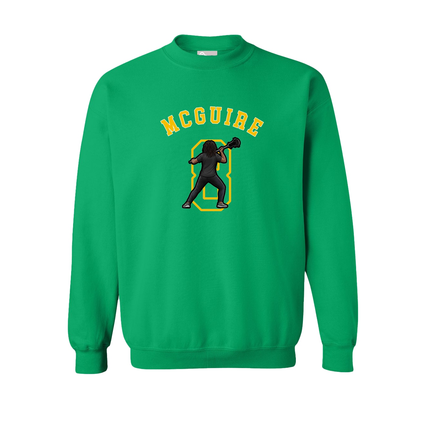 Fleece Crew — Shirsey Arch in Green