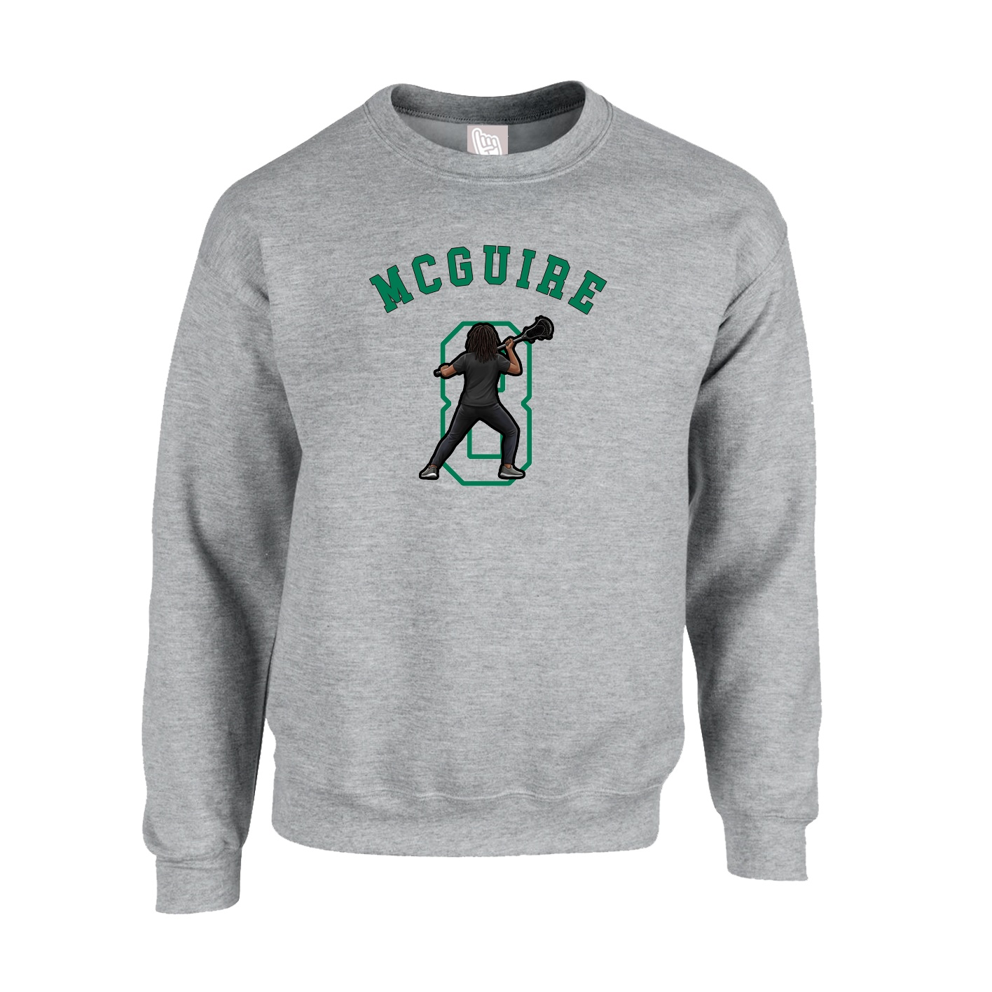 Fleece Crew — Shirsey Arch in Grey