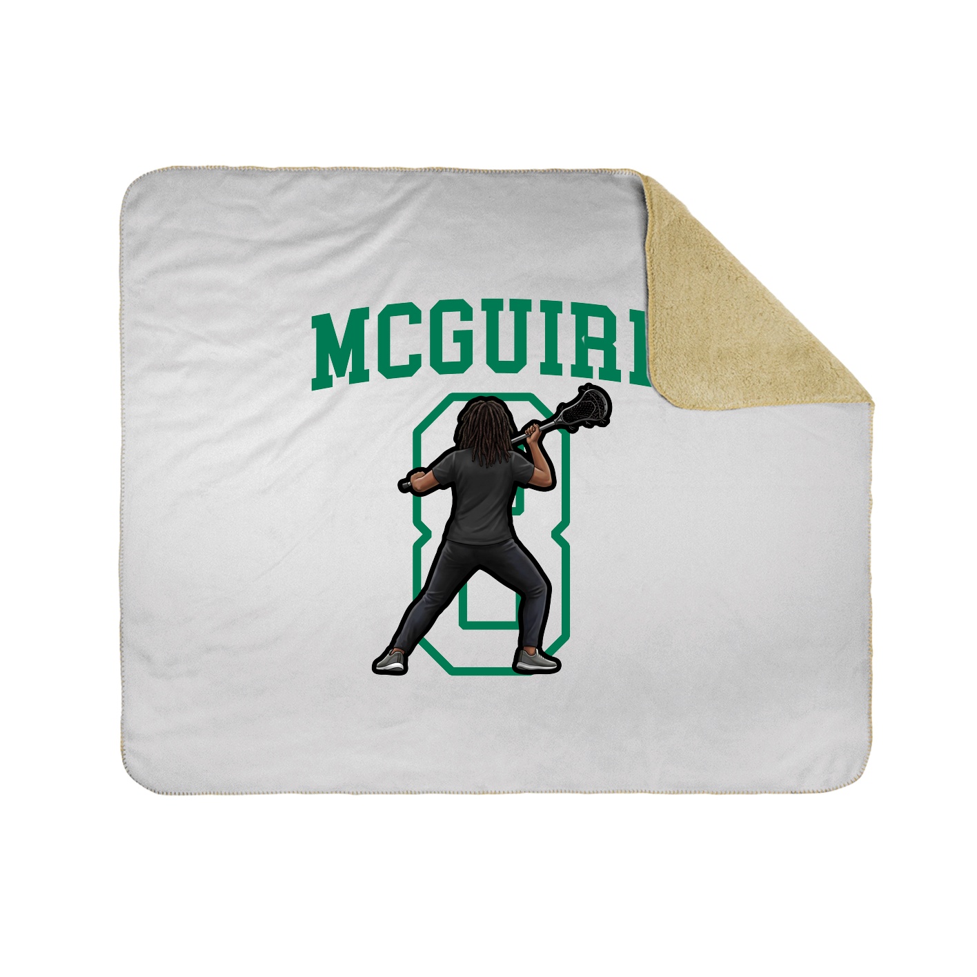 Throw Blanket — Shirsey in White