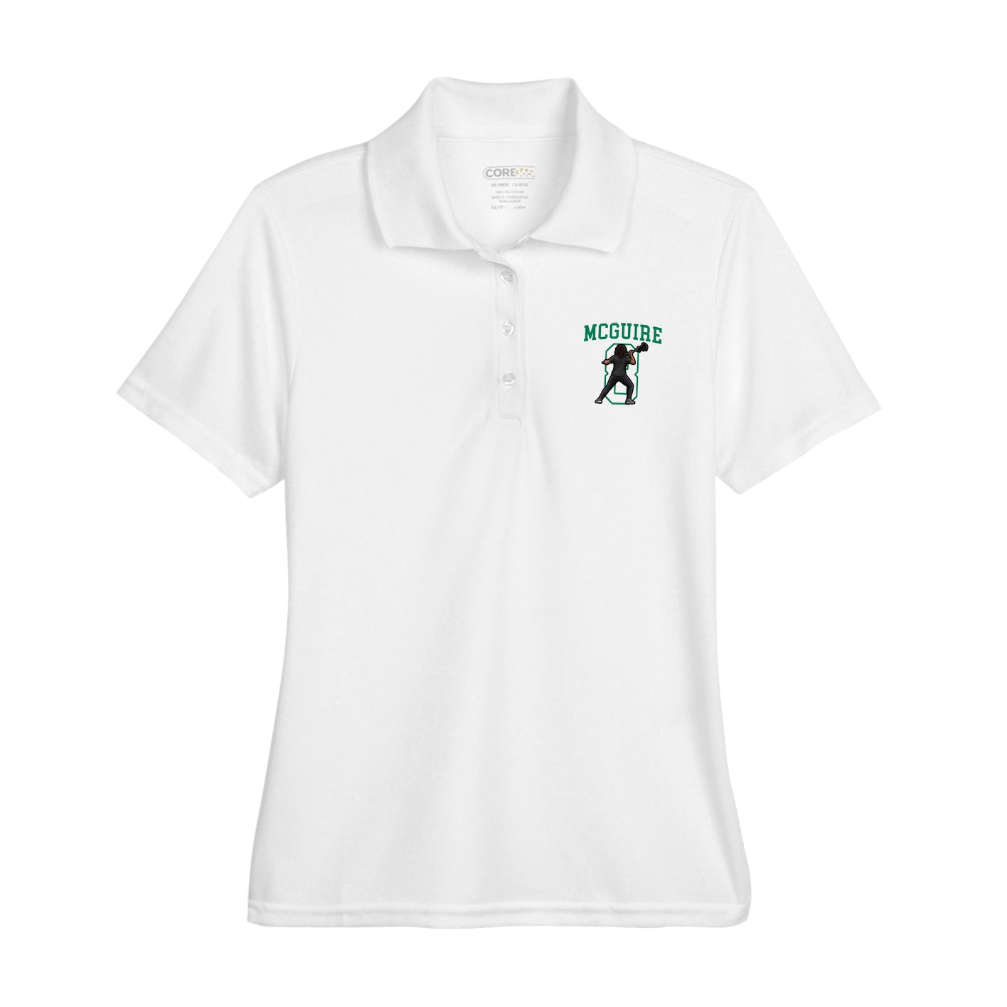 Womens Performance Polo — Shirsey in White