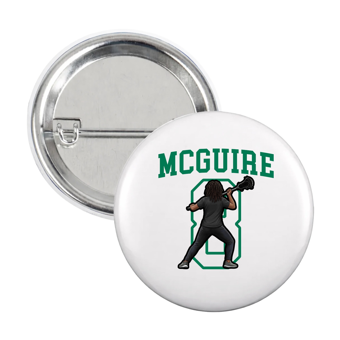 Game Day Button — Shirsey in White
