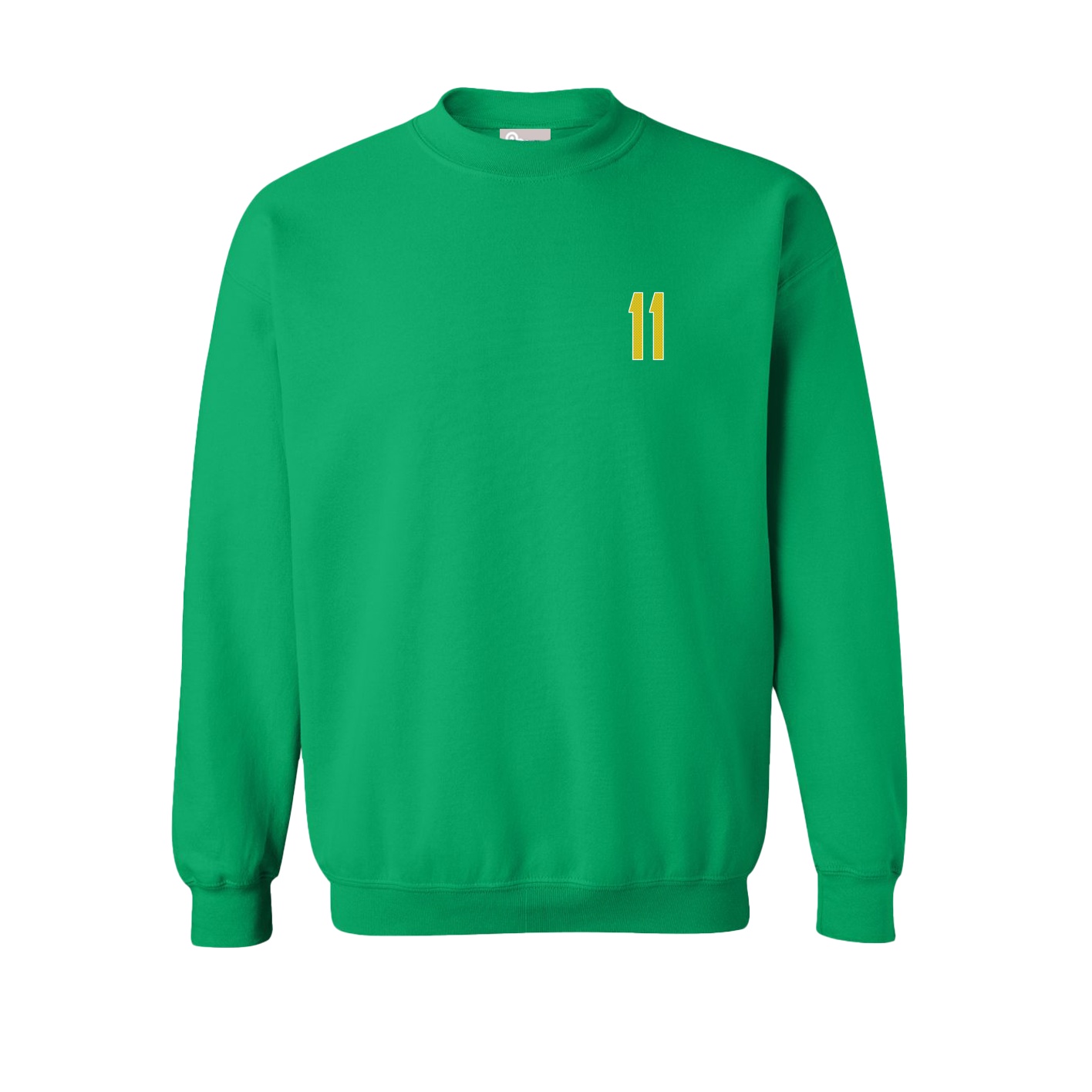 Fleece Crew — Front Shirsy in Green