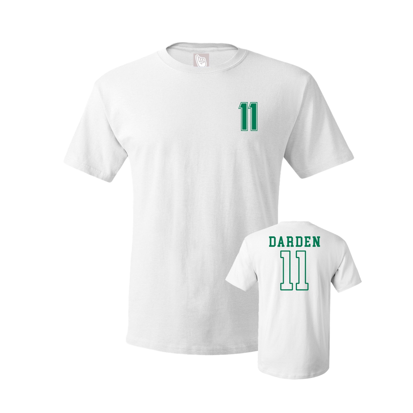 Youth Tee — Chest Back in White