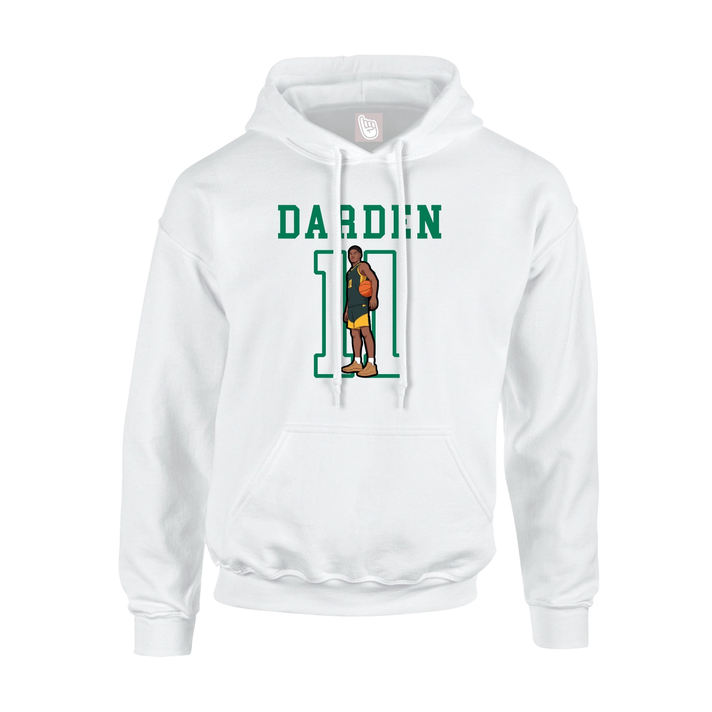 Hoodie — Shirsey in White