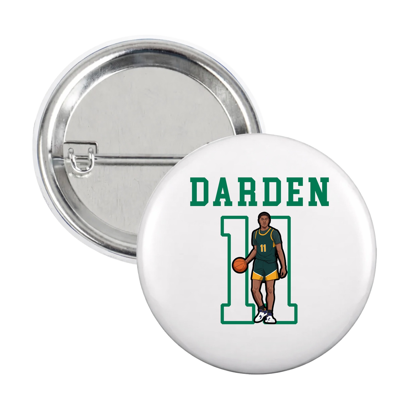 Game Day Button — Shirsey in White