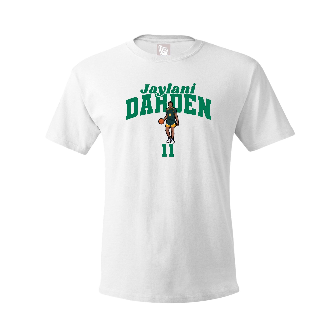 Youth Tee — Signature Arch in White