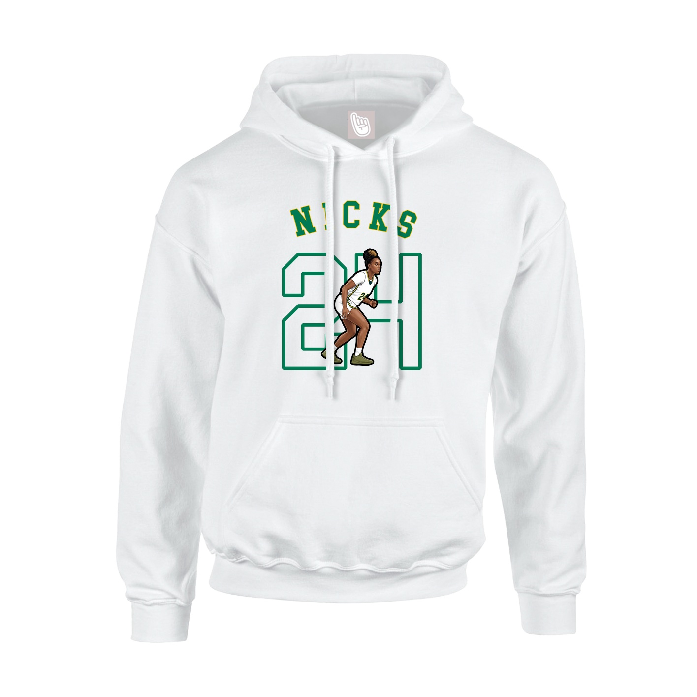Youth Hoodie — Shirsey Arch in White