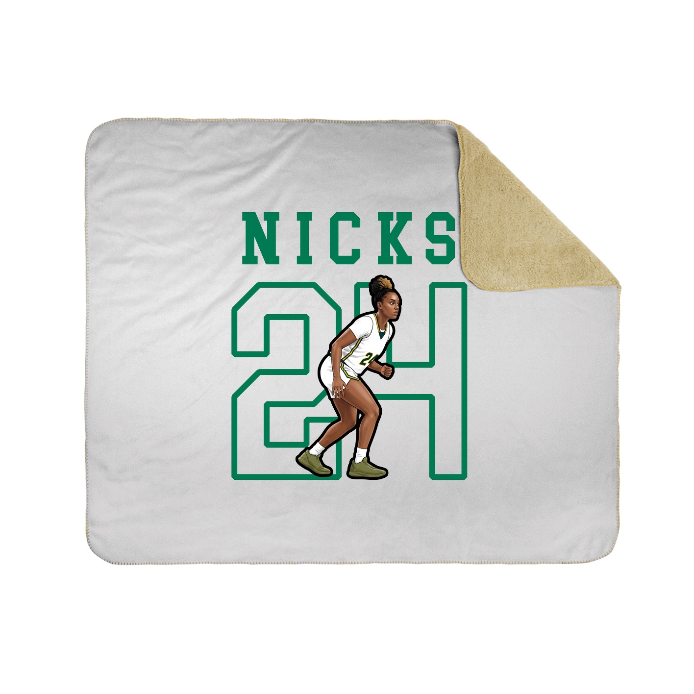 Throw Blanket — Shirsey in White