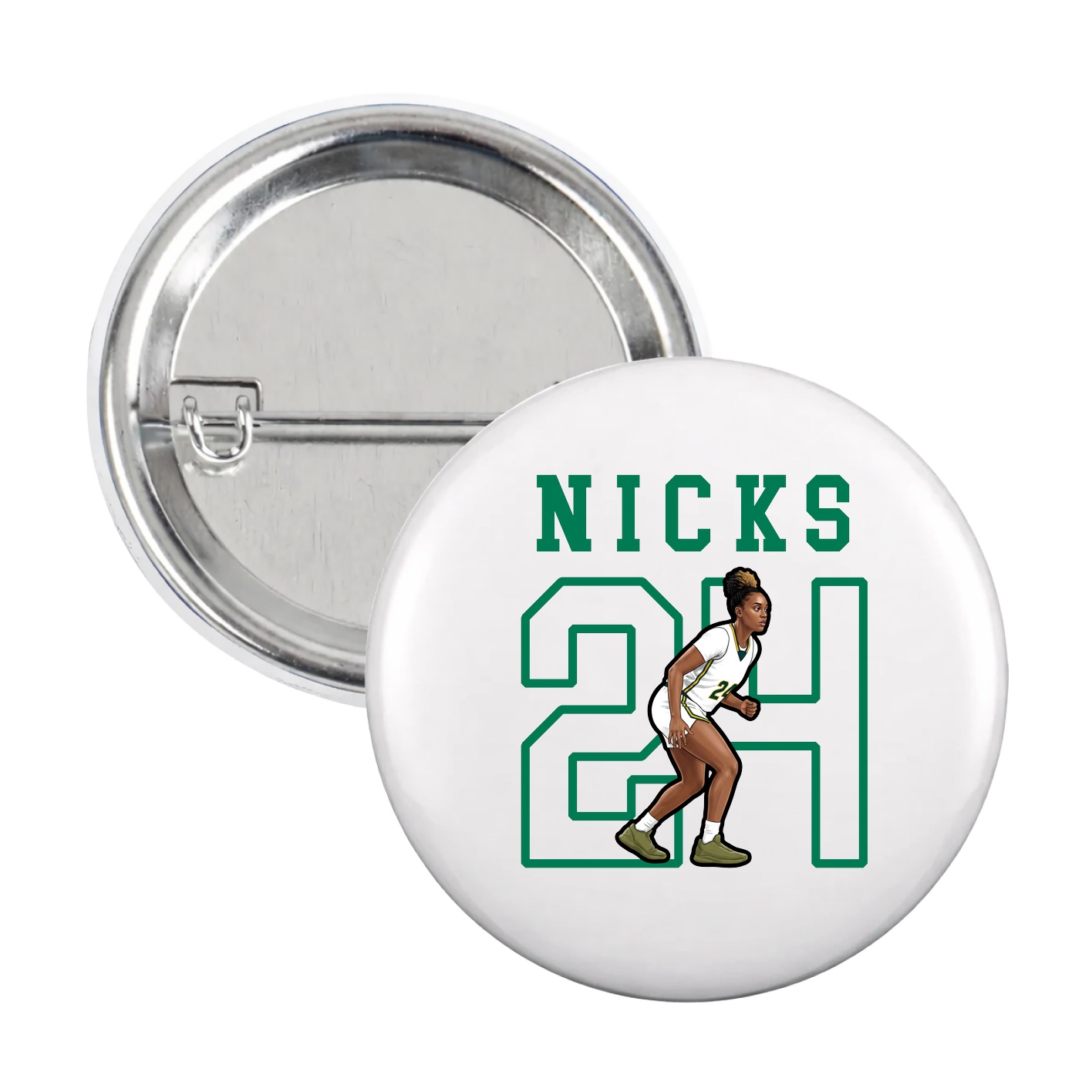 Game Day Button — Shirsey in White