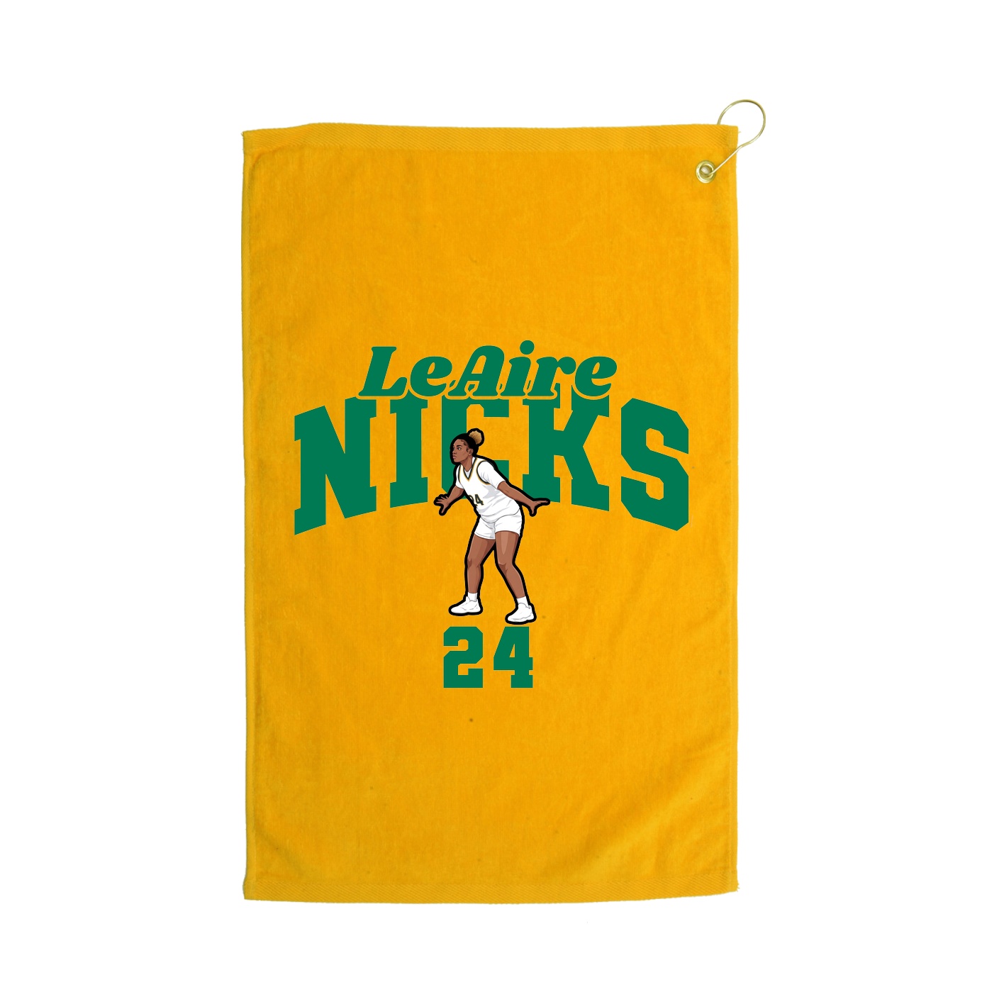 Golf Towel — Signature Arch in Gold