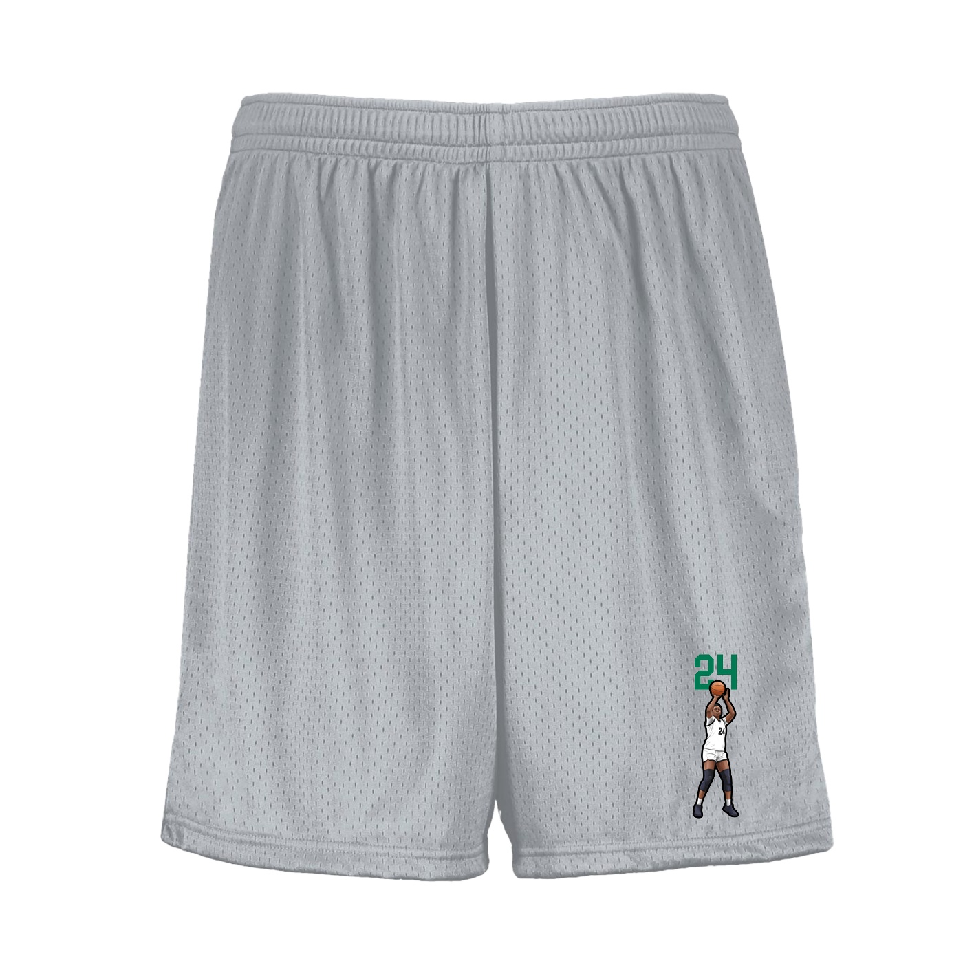Shorts — Number Top in Silver