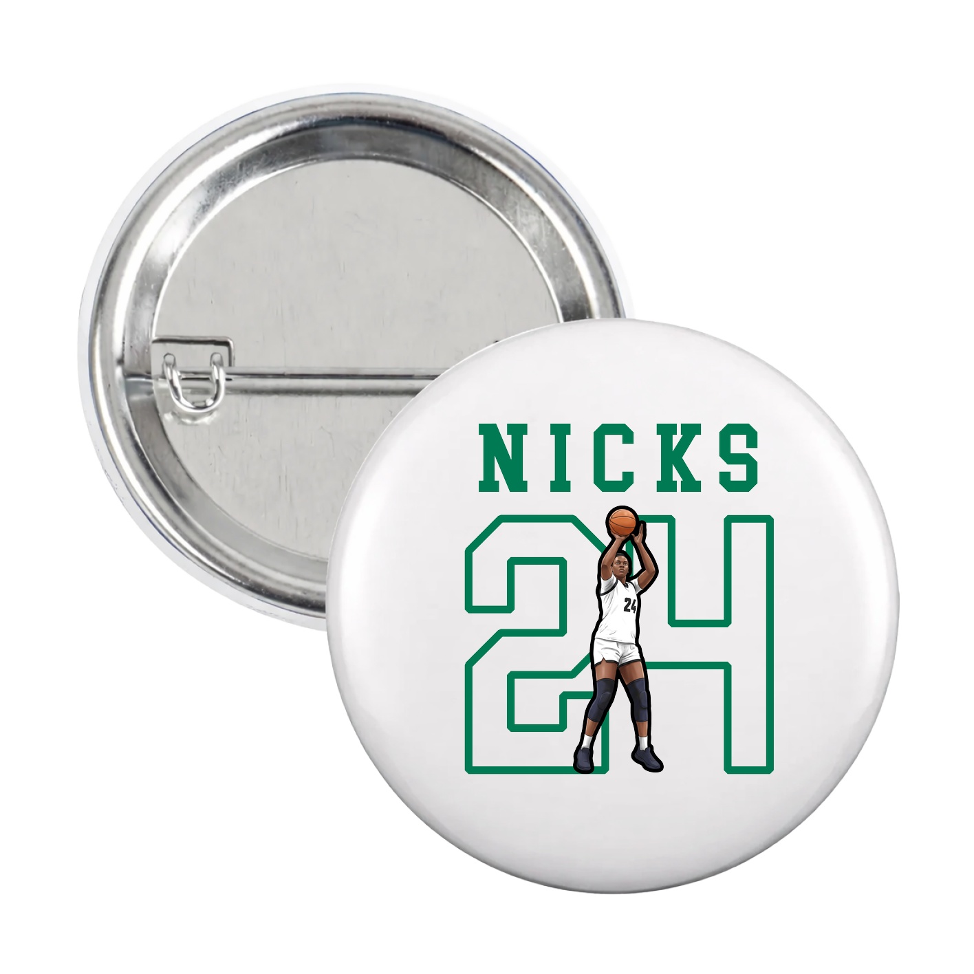 Game Day Button — Shirsey in White