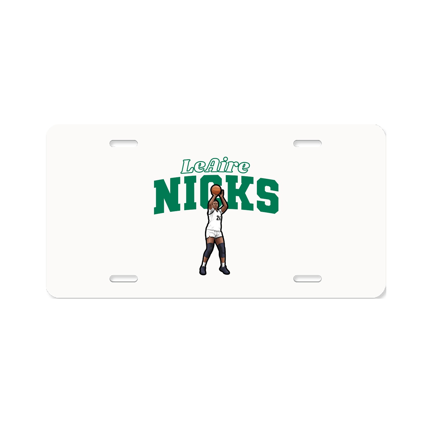 License Plate — Name Arch in Classic