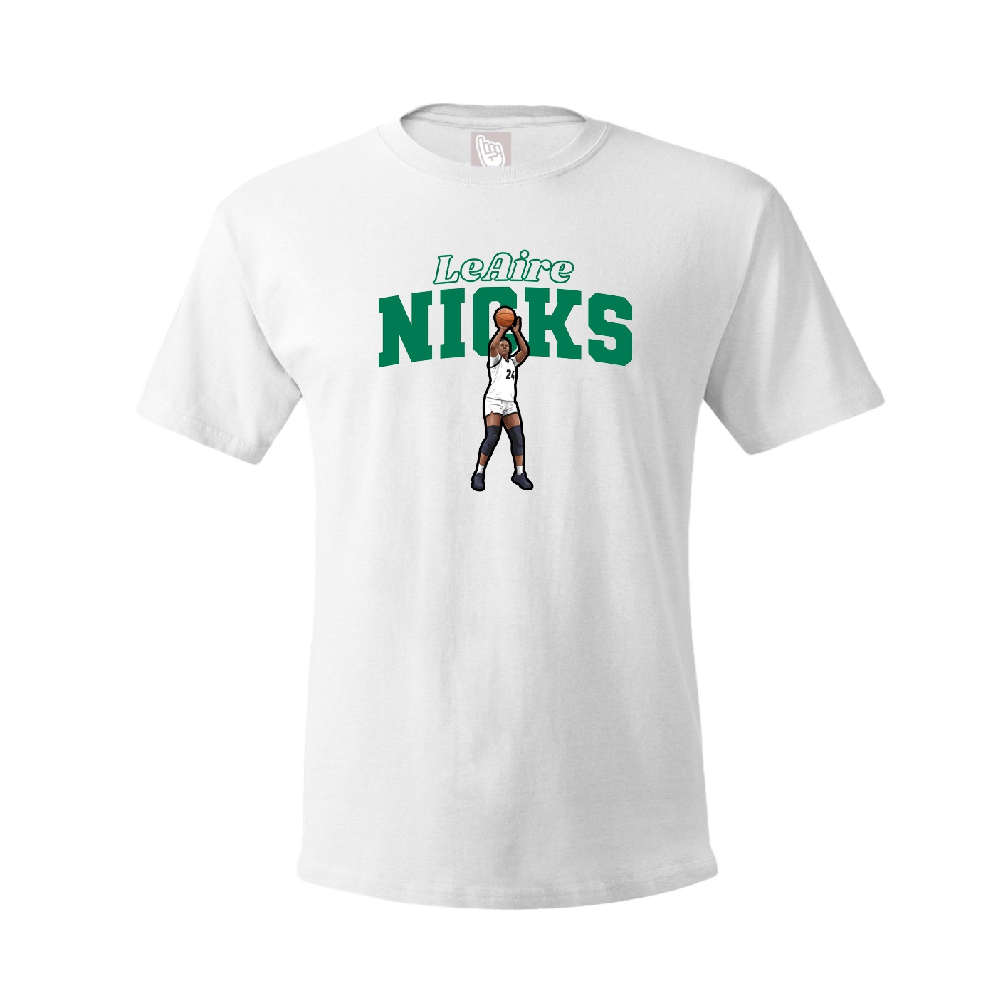 Tee — Name Arch in White