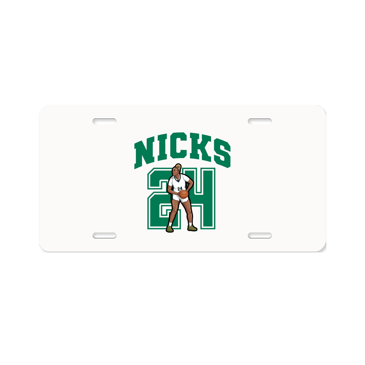 License Plate — Number in Classic