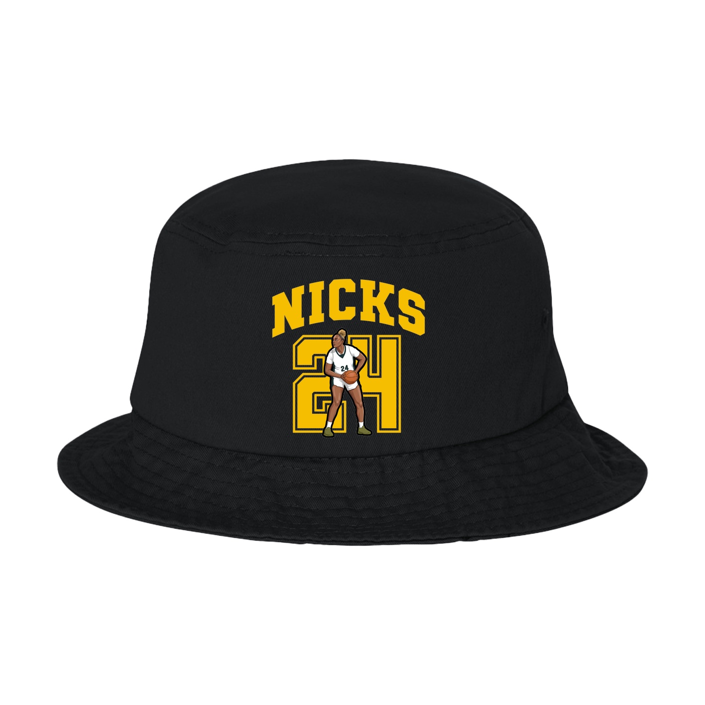 Bucket Cap — Number in Black