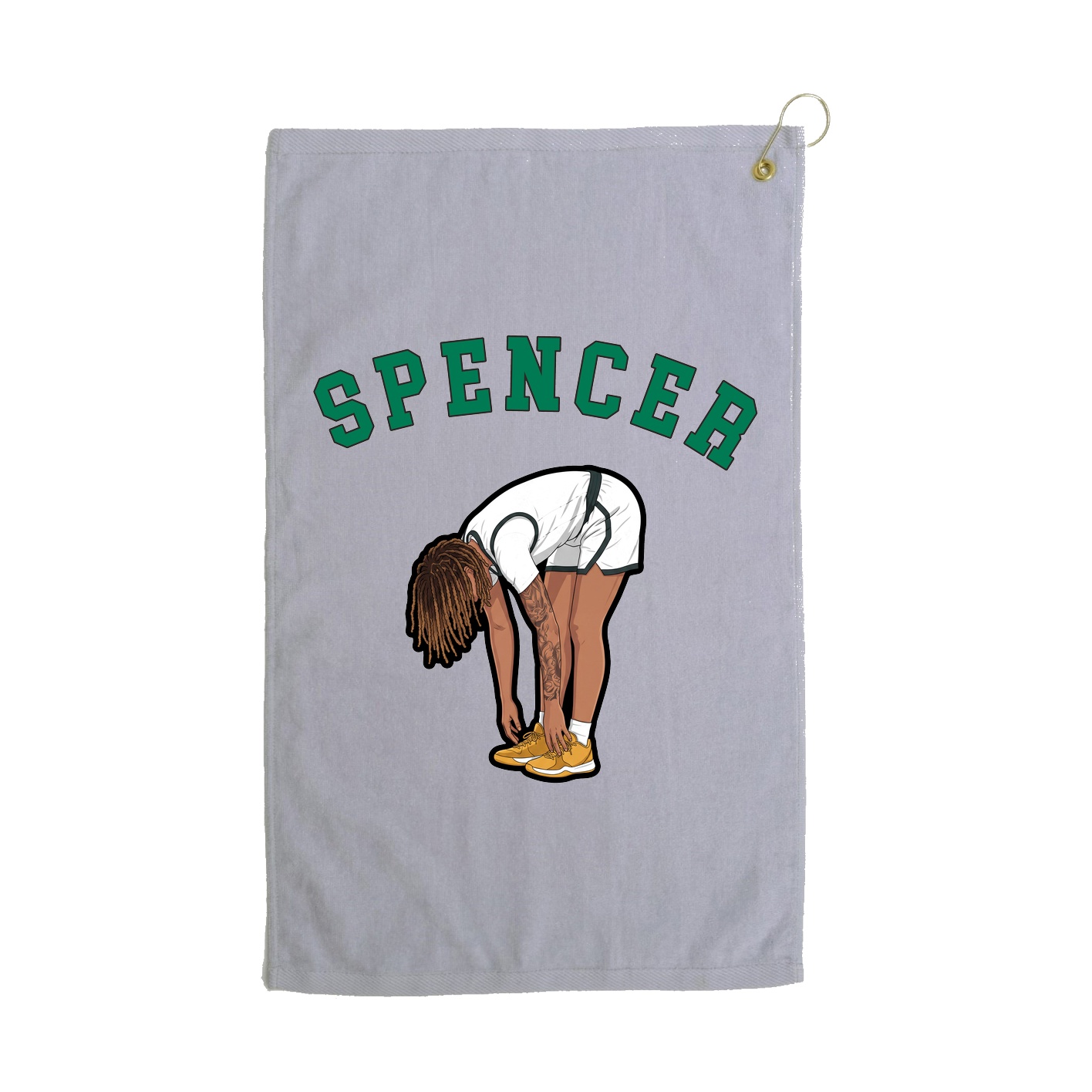 Golf Towel — Shirsey Arch in Grey