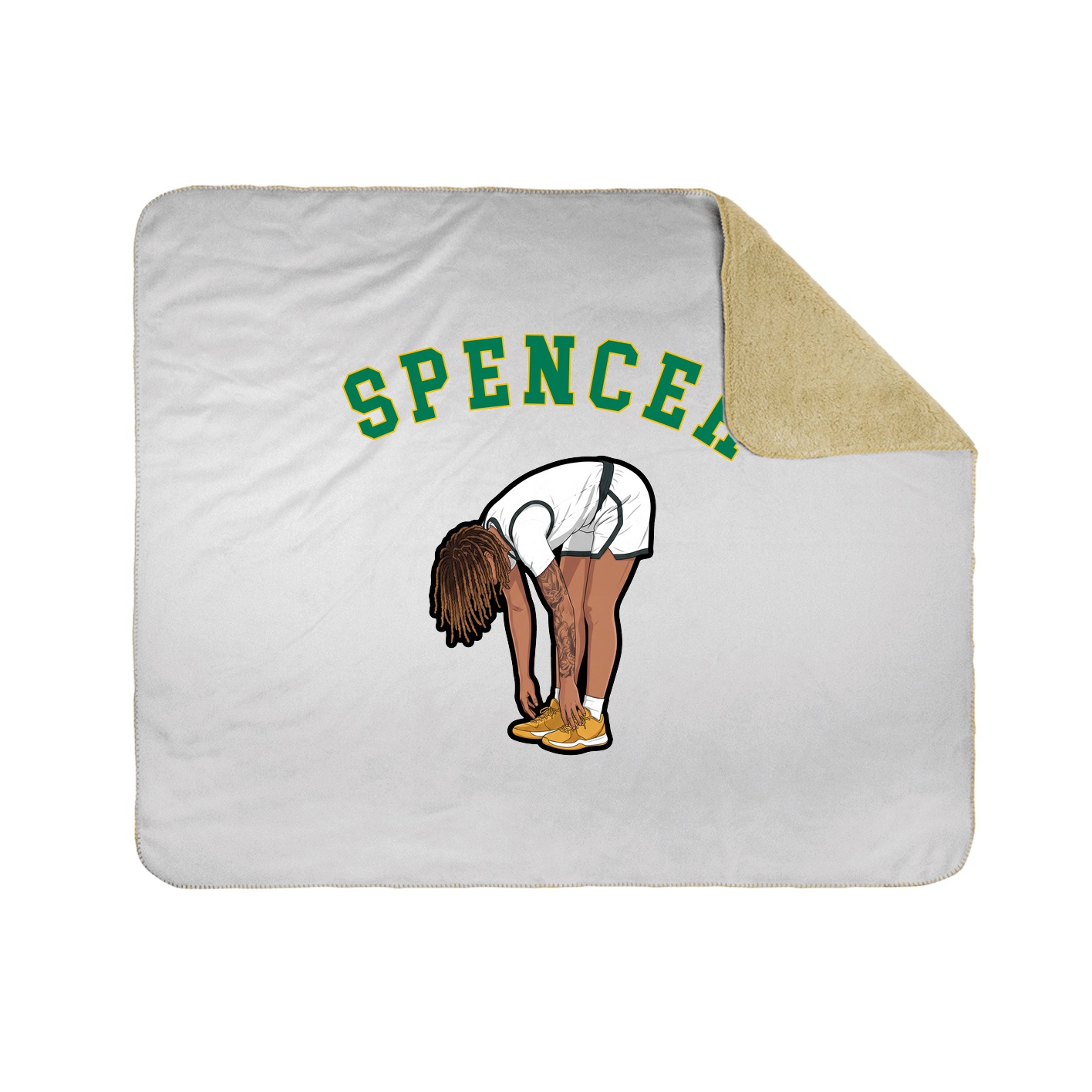 Throw Blanket — Shirsey Arch in White