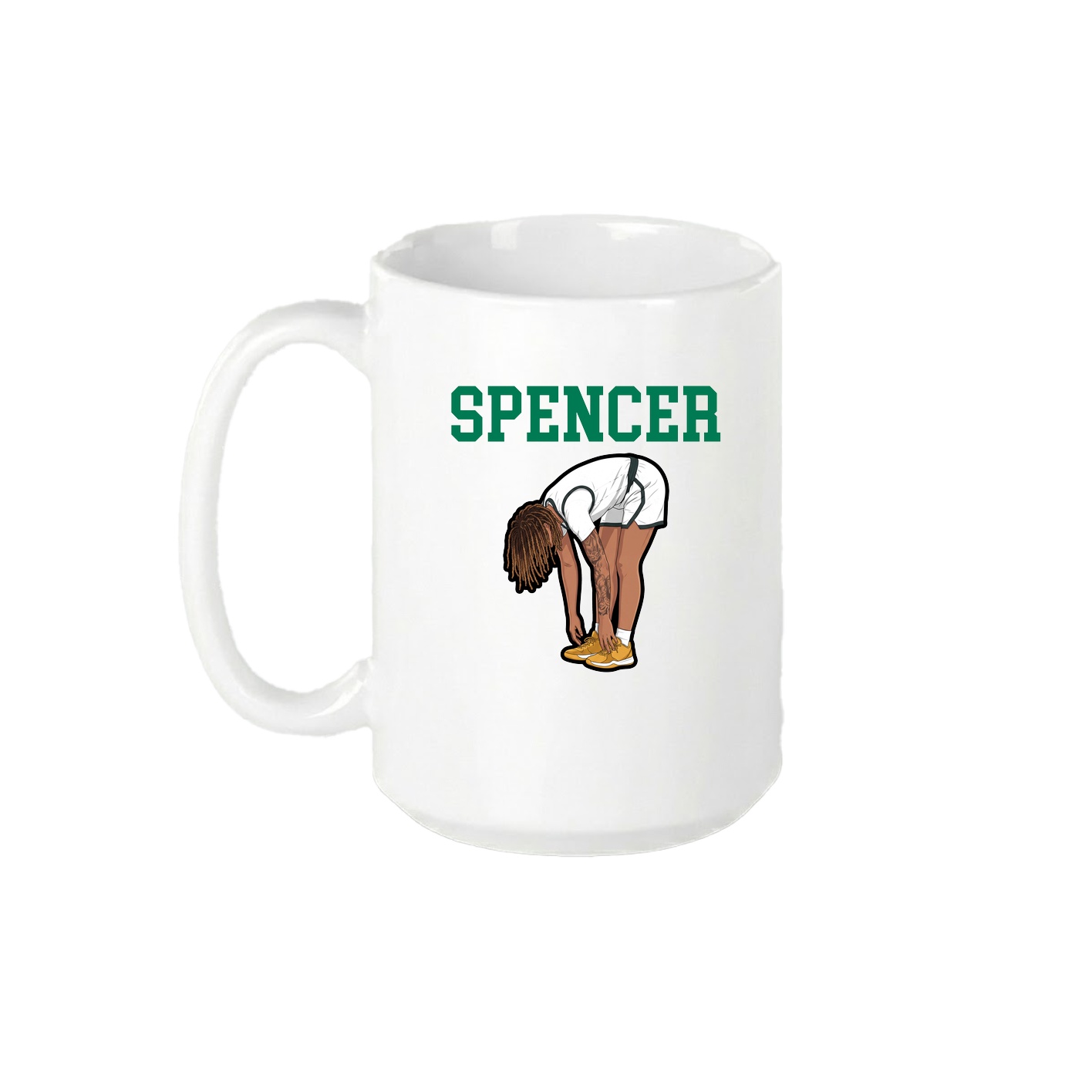 15oz Coffee Mug — Shirsey in White