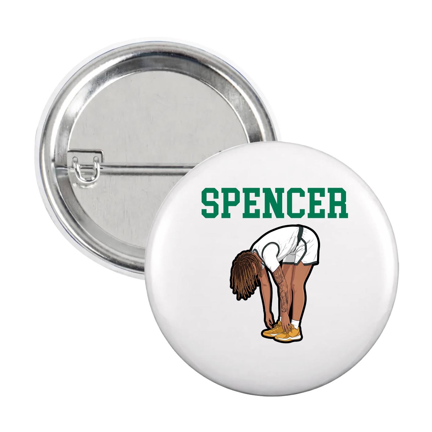Game Day Button — Shirsey in White