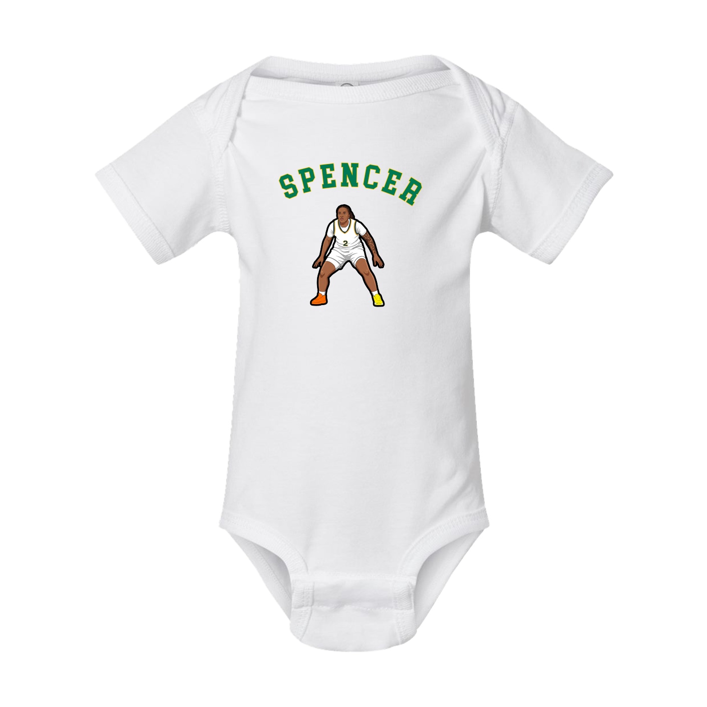 Baby Onesie — Shirsey Arch in White