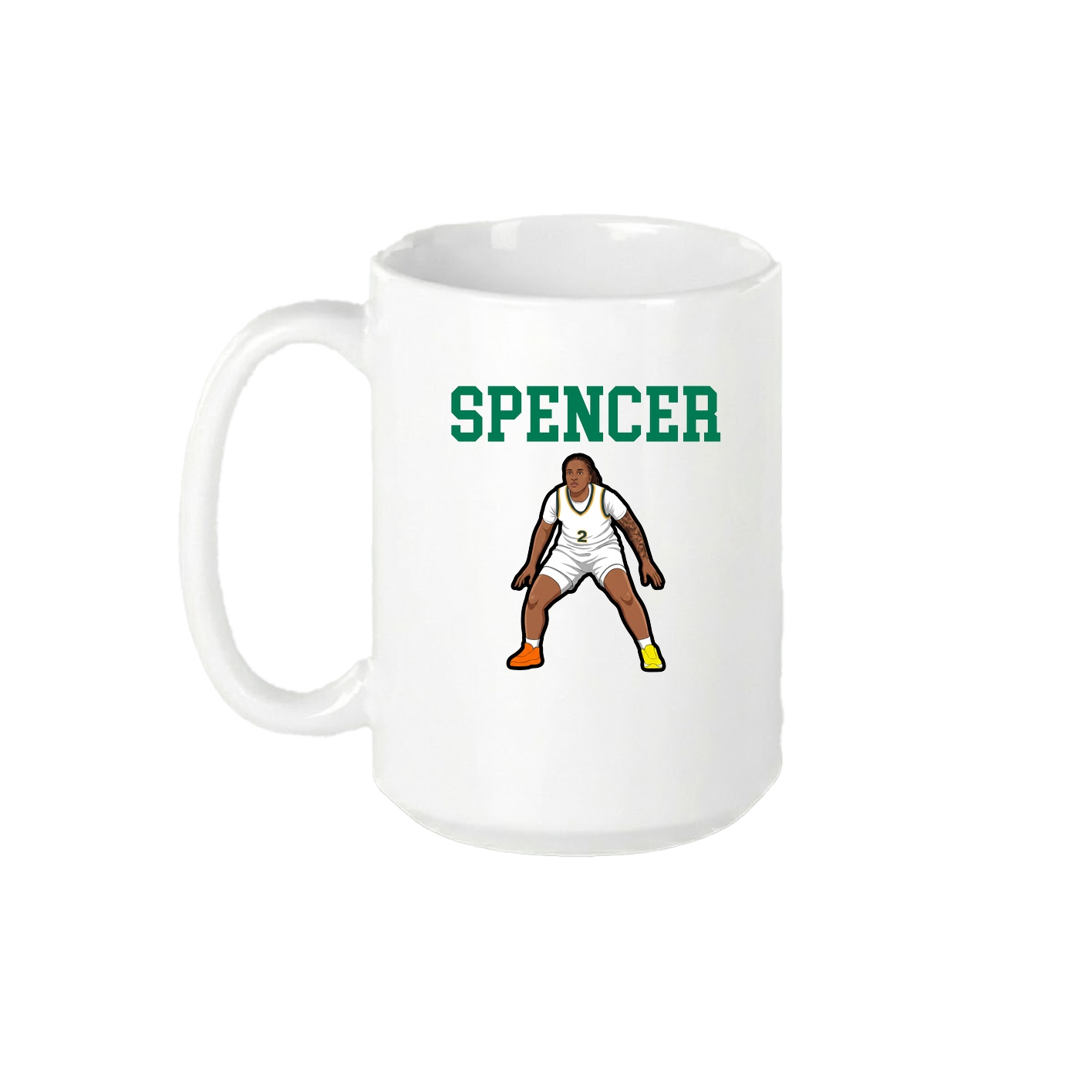15oz Coffee Mug — Shirsey in White