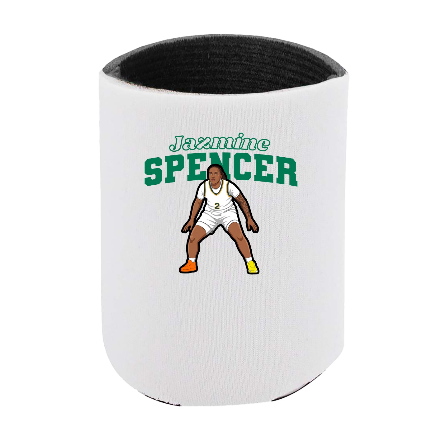 Can Holder — Name Arch in White