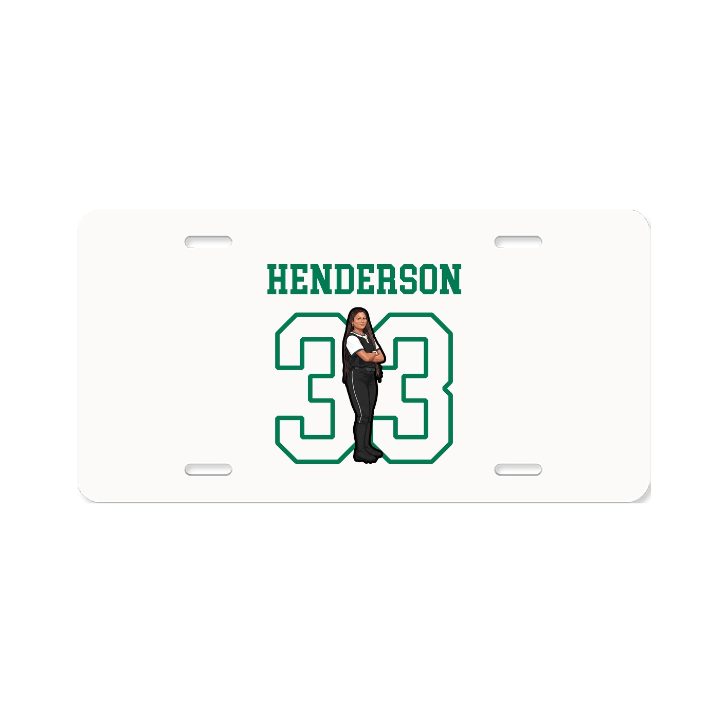 License Plate — Shirsey in Classic