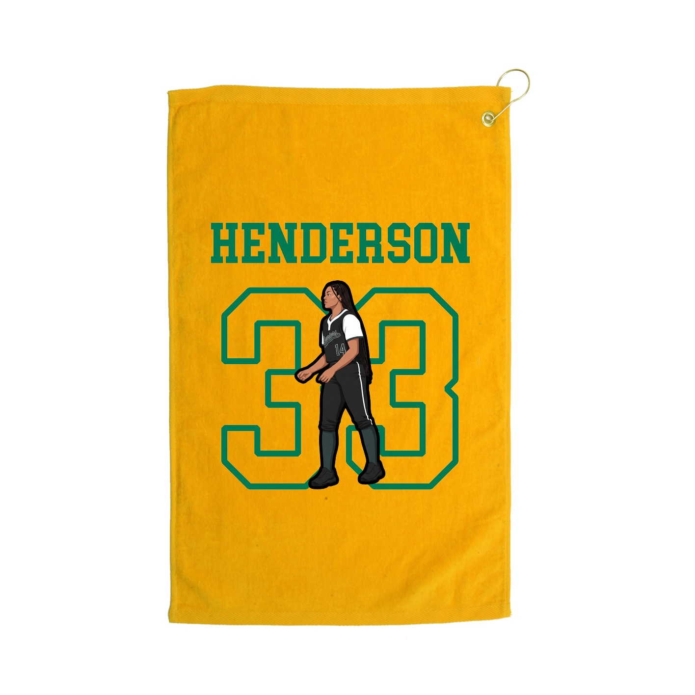 Golf Towel — Shirsey in Gold
