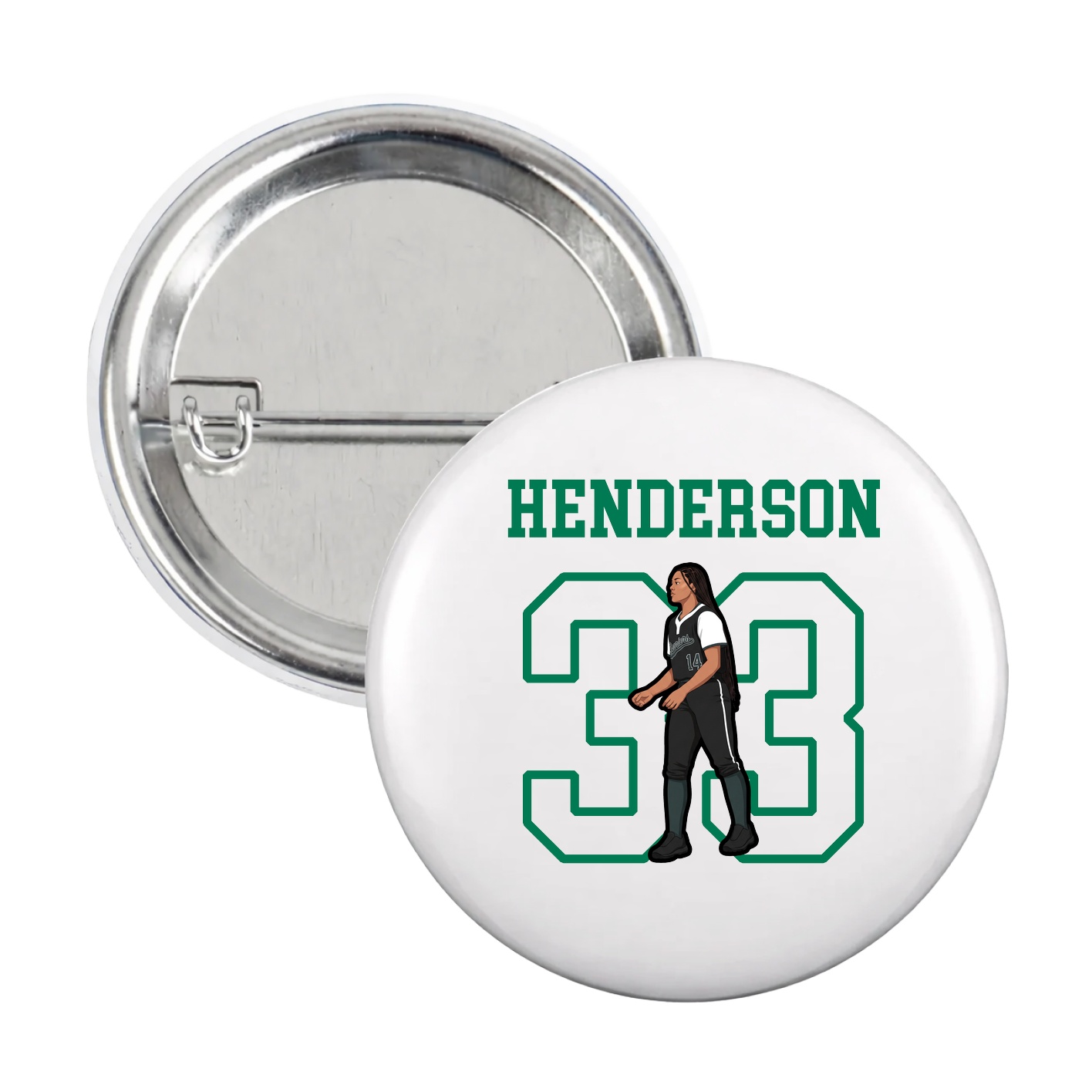 Game Day Button — Shirsey in White