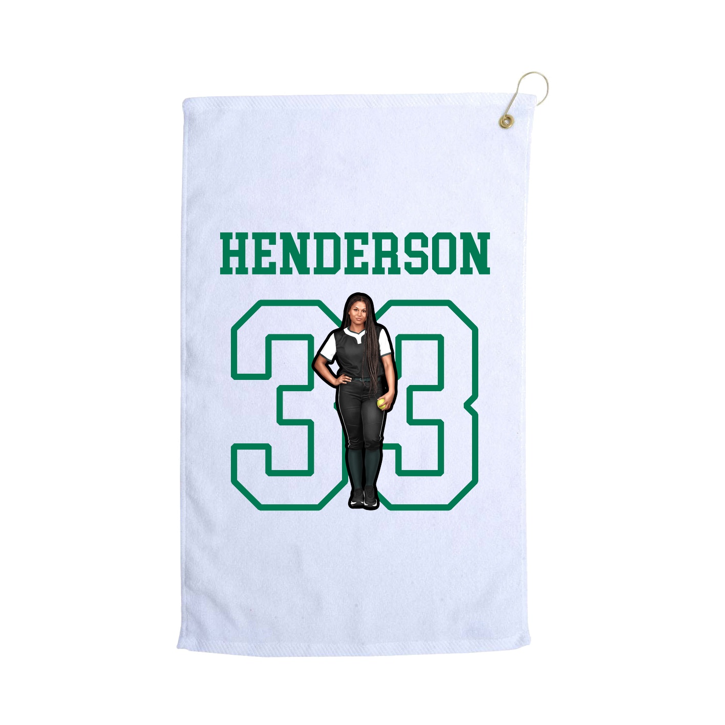 Golf Towel — Shirsey in White