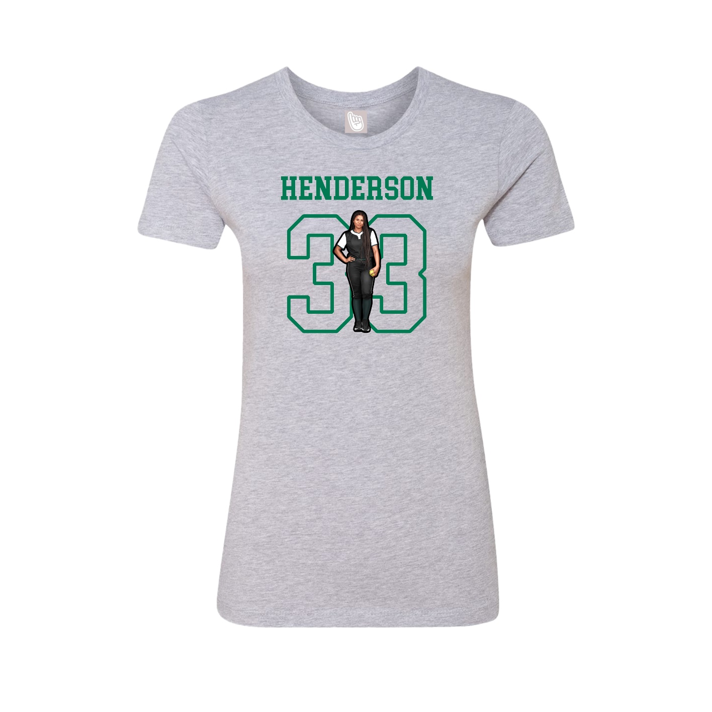 Fitted Women's Tee — Shirsey in Grey