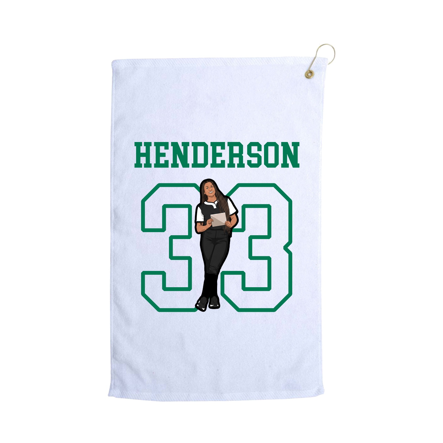Golf Towel — Shirsey in White