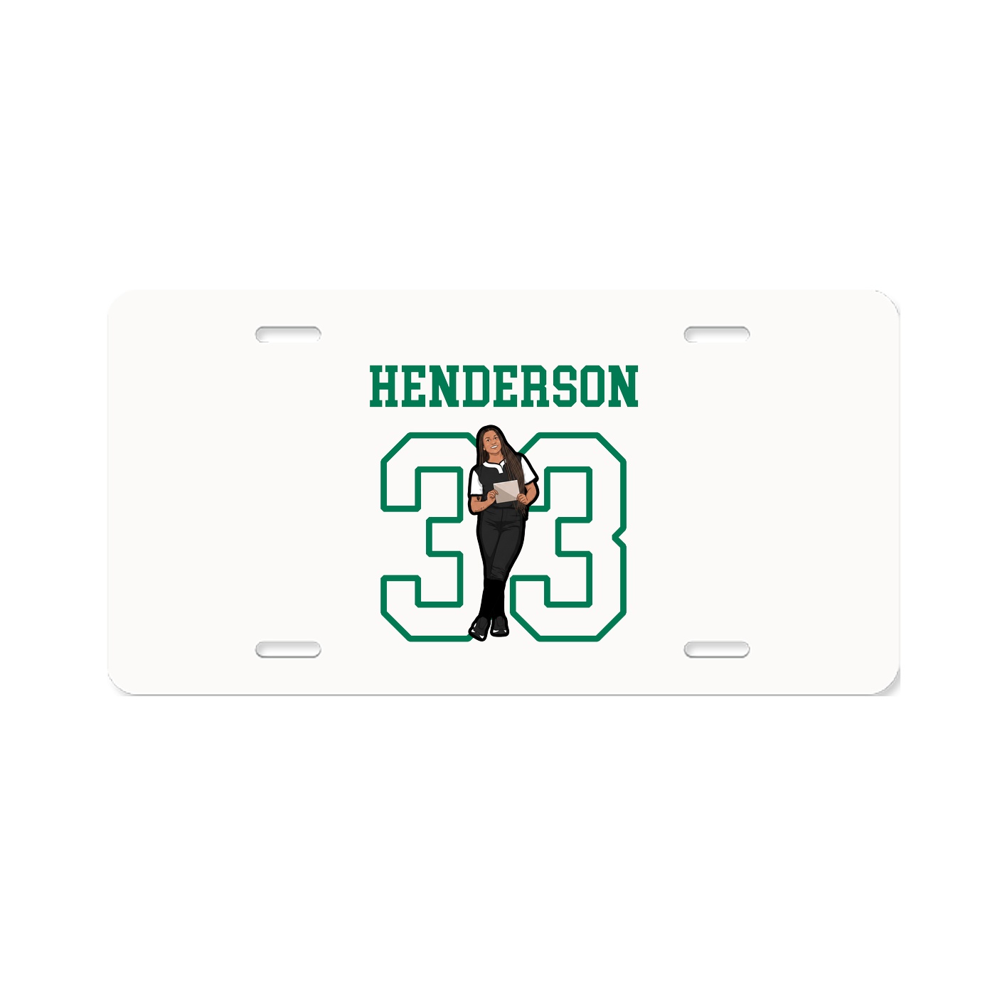 License Plate — Shirsey in Classic