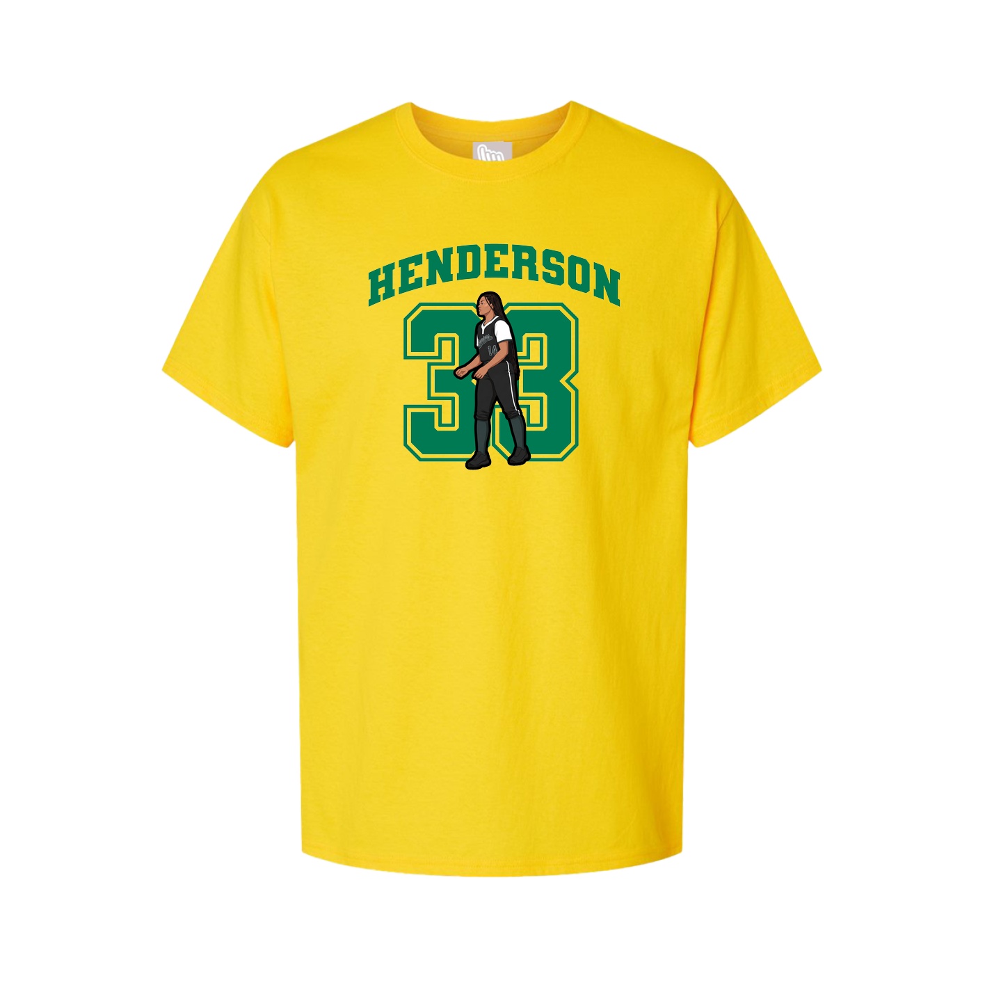 Tee — Number in Gold