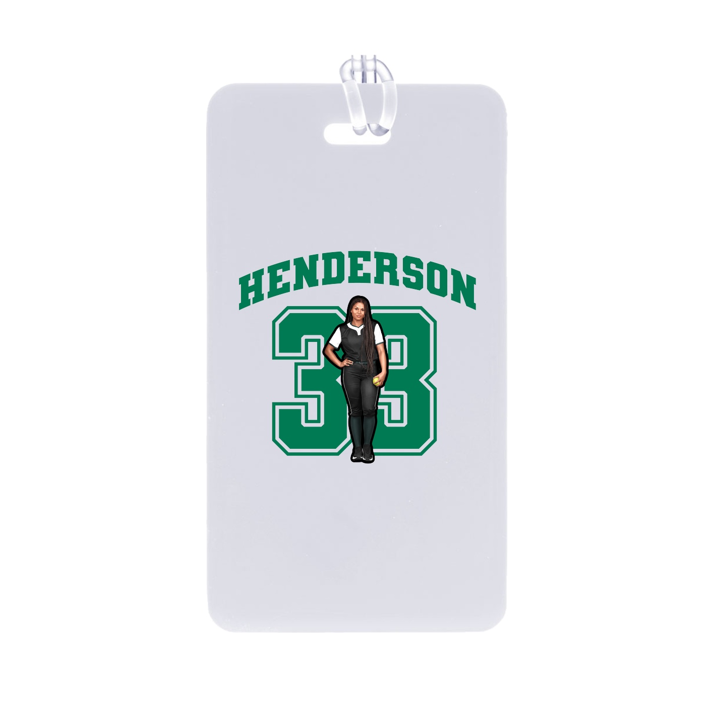 Bag Tag — Number in Classic