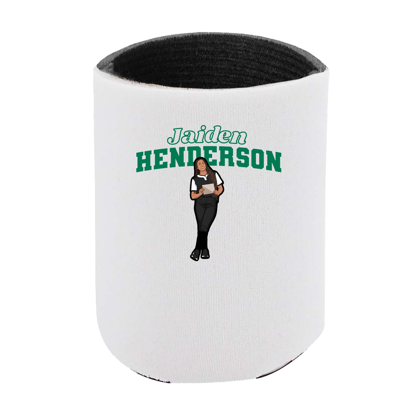 Can Holder — Name Arch in White