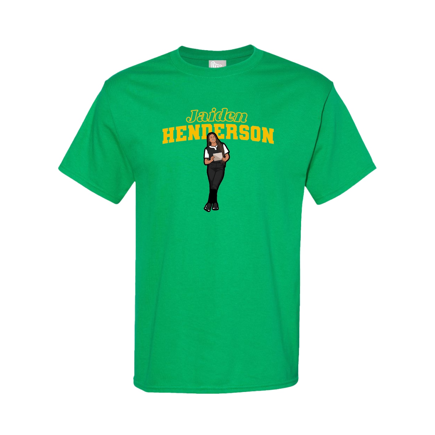 Tee — Name Arch in Green