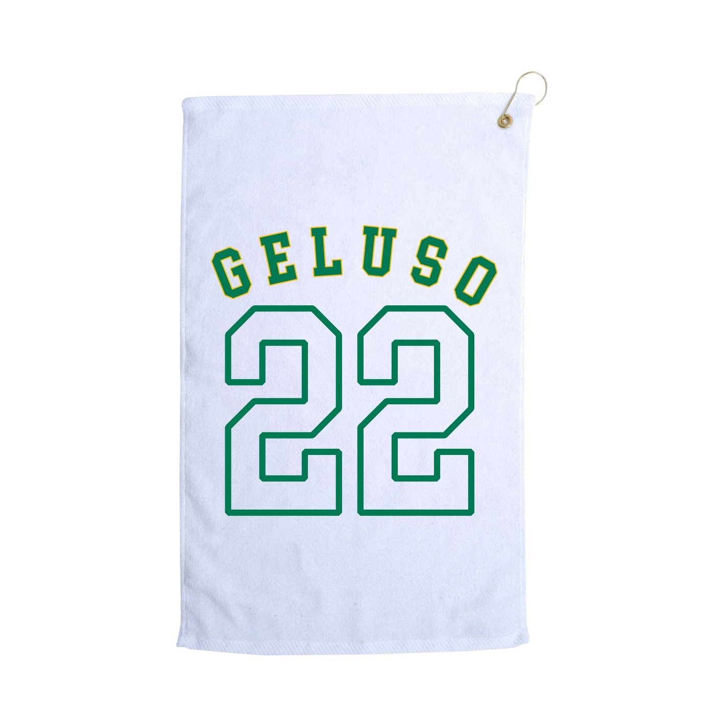 Golf Towel — Shirsey Arch in White