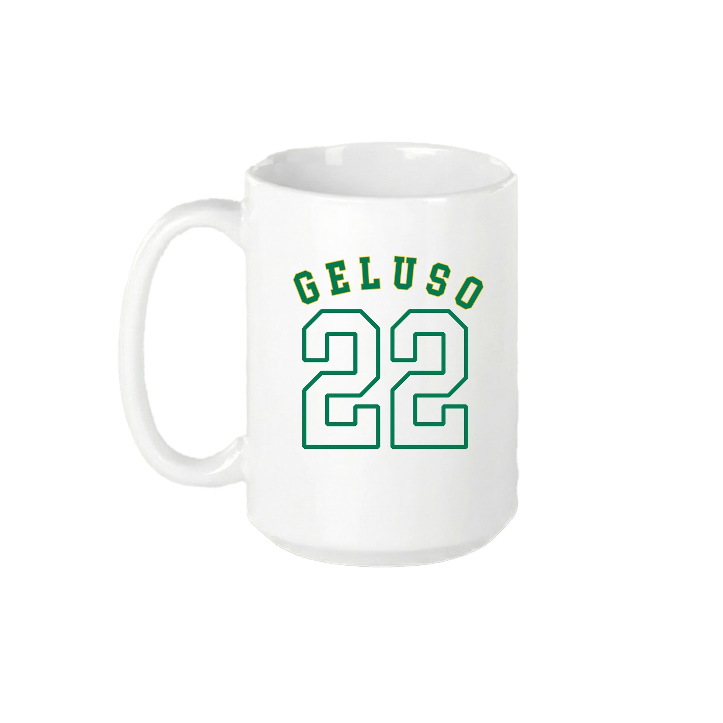 15oz Coffee Mug — Shirsey Arch in White