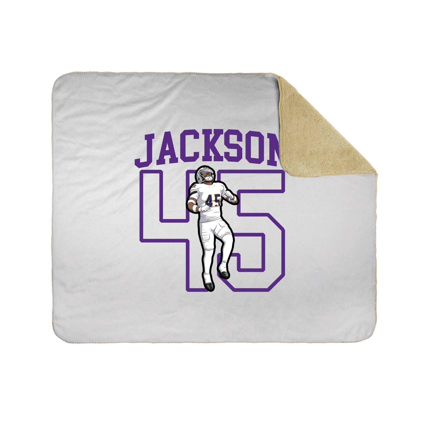 Throw Blanket — Shirsey in White