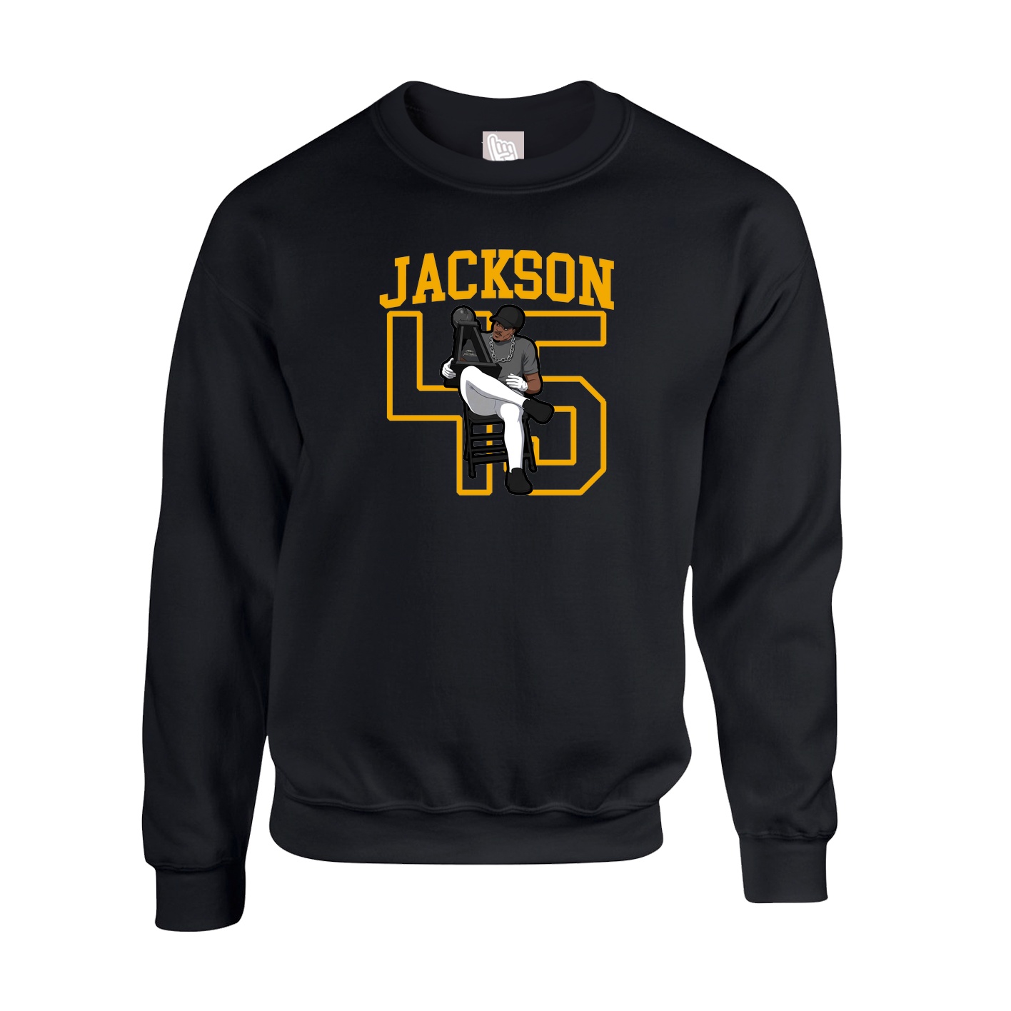 Fleece Crew — Shirsey in Black