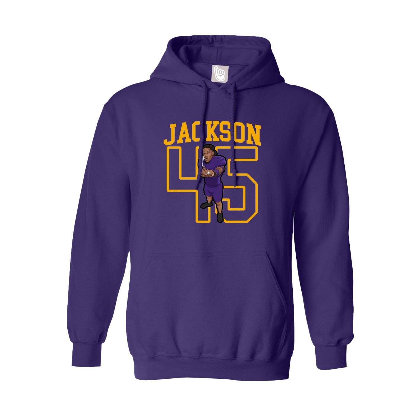Hoodie — Shirsey in Purple