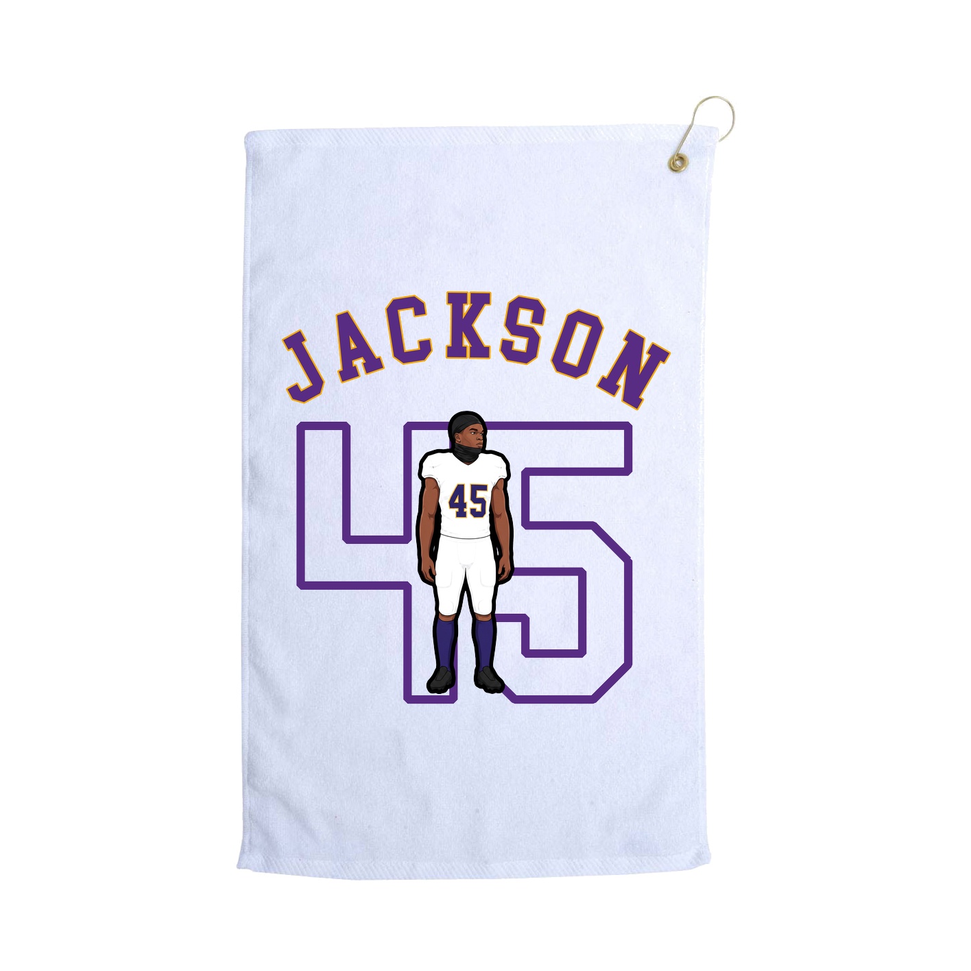 Golf Towel — Shirsey Arch in White