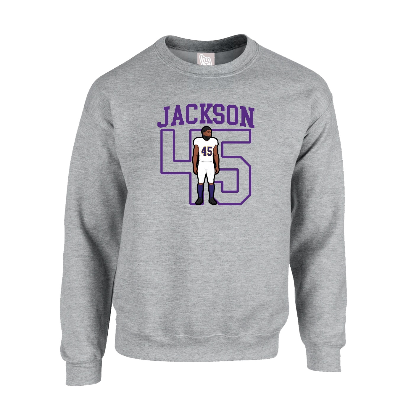 Fleece Crew — Shirsey in Grey