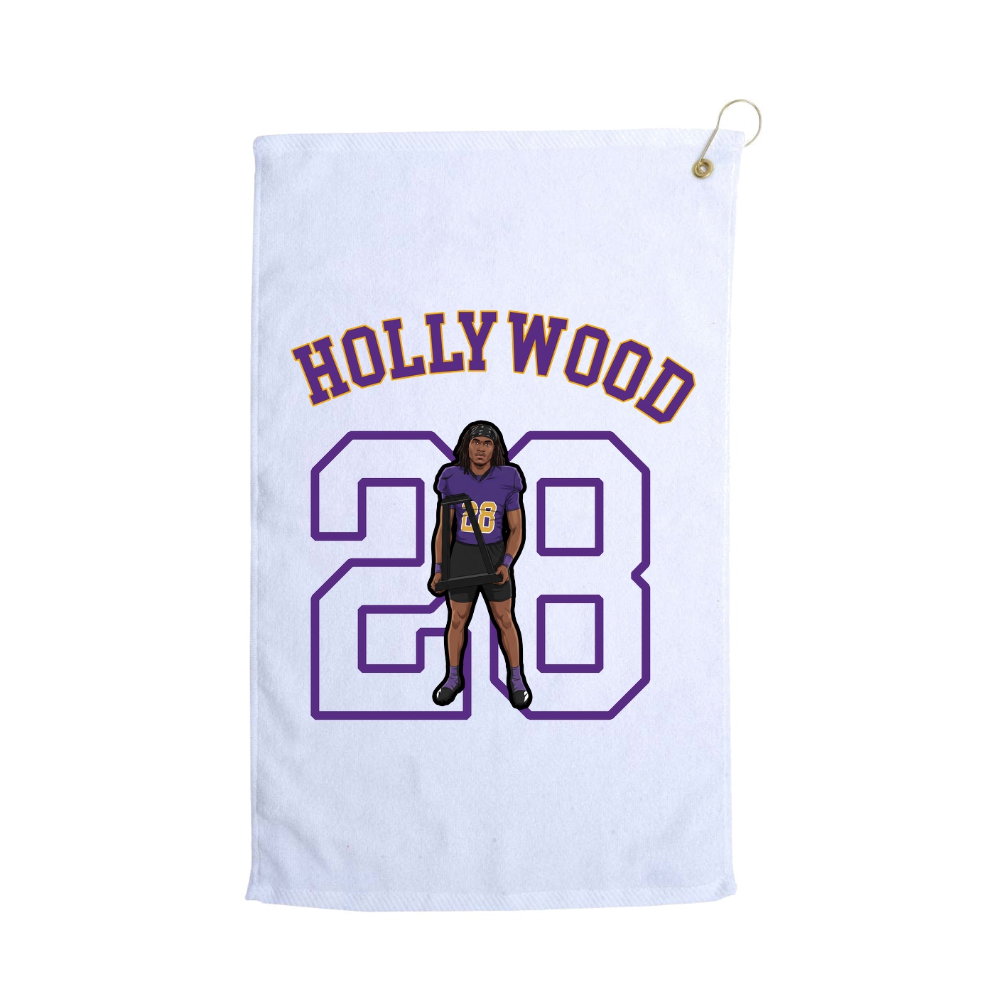 Golf Towel — Shirsey Arch in White