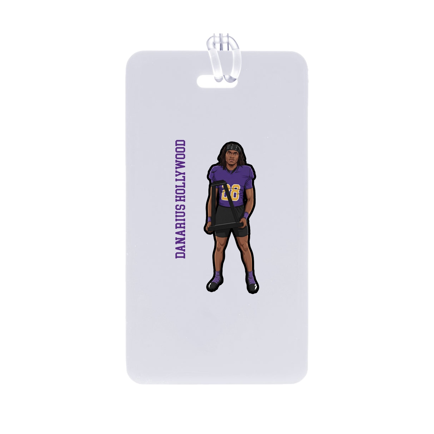 Bag Tag — Name Vertical in Classic